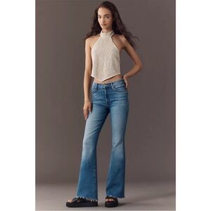 MOTHER The Weekender Fray Jean in walking on coals sz 27